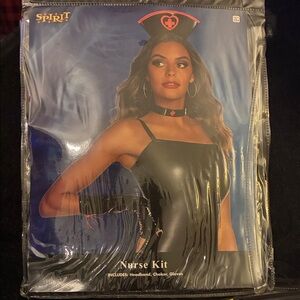 Black Nurse Costume Set